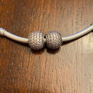 🔥Pandora Light Pink Pave Charms